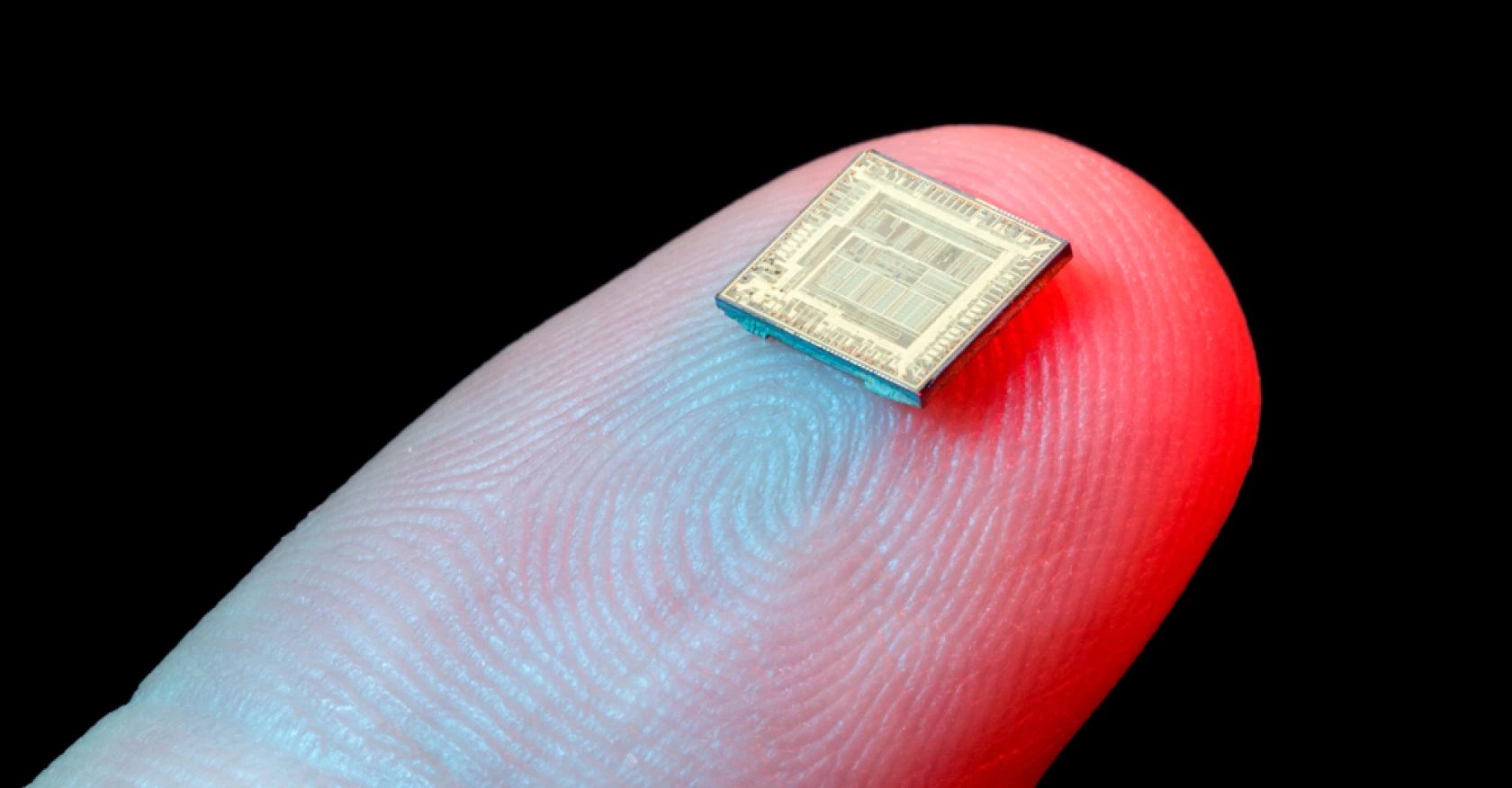 microchip microchip on finger